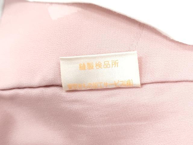 平和屋着物●長襦袢　袷　櫛　簪　蝶　舞桜　暈し染め　正絹　逸品　CAAU3049yc