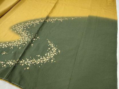 平和屋着物●豪華振袖 草花丸文 金彩 仮絵羽 逸品 未使用 CAAU3051yc