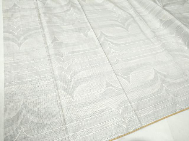 平和屋着物●本場大島紬 白大島 9マルキ 160亀甲 変わり縞 正絹 逸品 CAAU3069yc