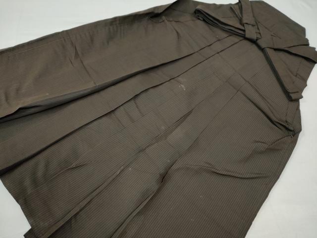 平和屋着物●男性 馬乗り袴 縞 正絹 逸品 CAAU3091yc