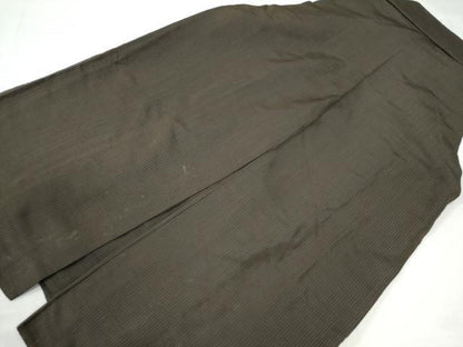平和屋着物●男性 馬乗り袴 縞 正絹 逸品 CAAU3091yc