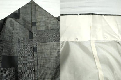 平和屋着物●本場大島紬 150亀甲 色紙重ね文 正絹 逸品 CAAU3108yc