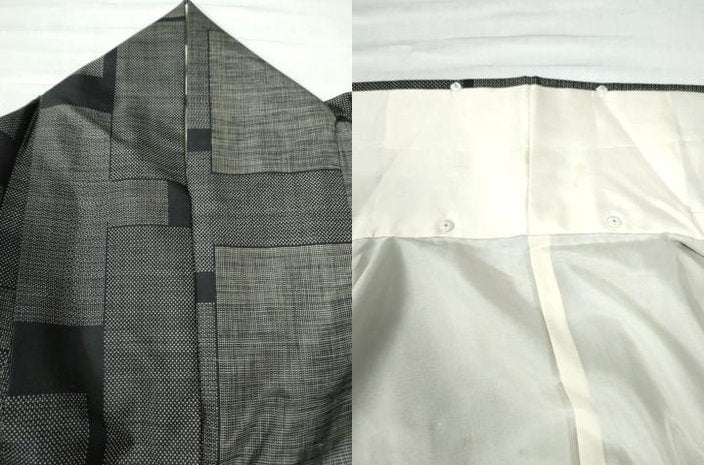平和屋着物●本場大島紬 150亀甲 色紙重ね文 正絹 逸品 CAAU3108yc