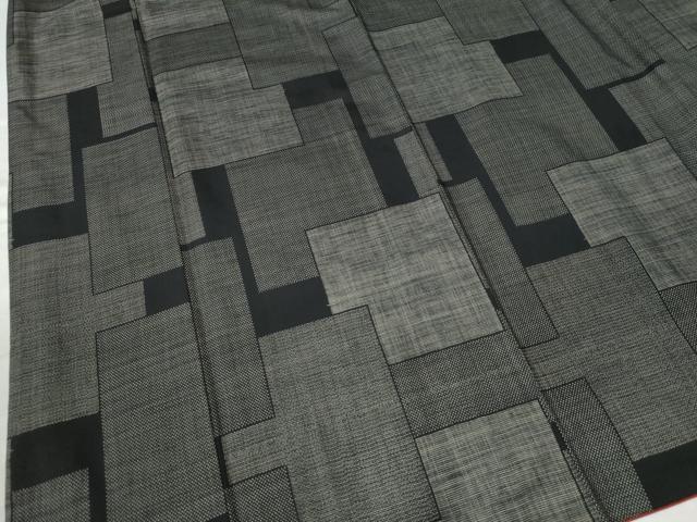 平和屋着物●本場大島紬 150亀甲 色紙重ね文 正絹 逸品 CAAU3108yc
