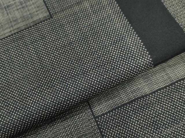 平和屋着物●本場大島紬 150亀甲 色紙重ね文 正絹 逸品 CAAU3108yc