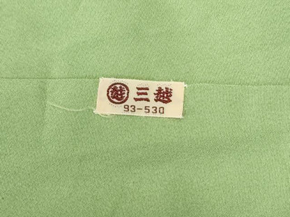 平和屋着物●江戸小紋 作家物 エ霞吉祥花唐草文 三越扱い 正絹 逸品 CAAU3113yc