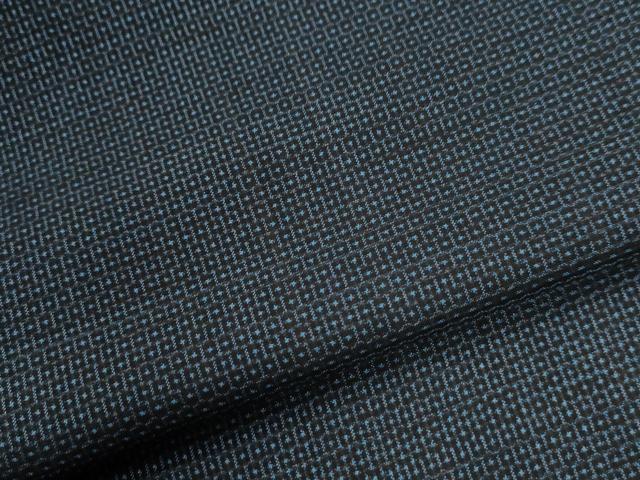 平和屋着物●男性 本場大島紬 アンサンブル 100亀甲 総詰め 正絹 逸品 CAAU3131yc