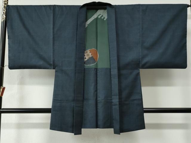 平和屋着物●男性 本場大島紬 アンサンブル 100亀甲 総詰め 正絹 逸品 CAAU3131yc