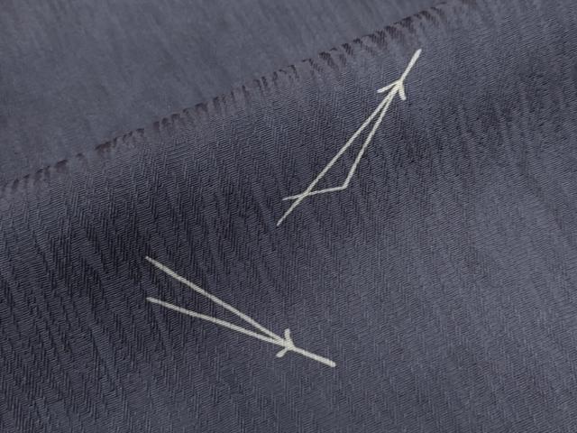 平和屋着物●上質な小紋　溢れ松葉　正絹　逸品　未使用　CAAU3149yc