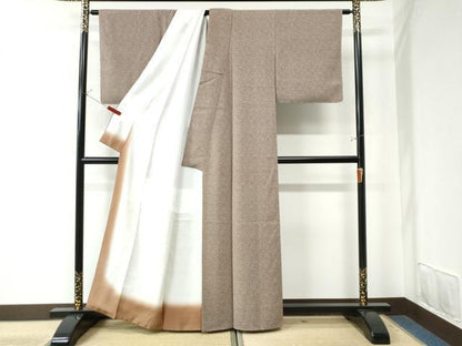 平和屋着物●江戸小紋　寄せ小紋柄　正絹　逸品　未使用　CAAU3187yc