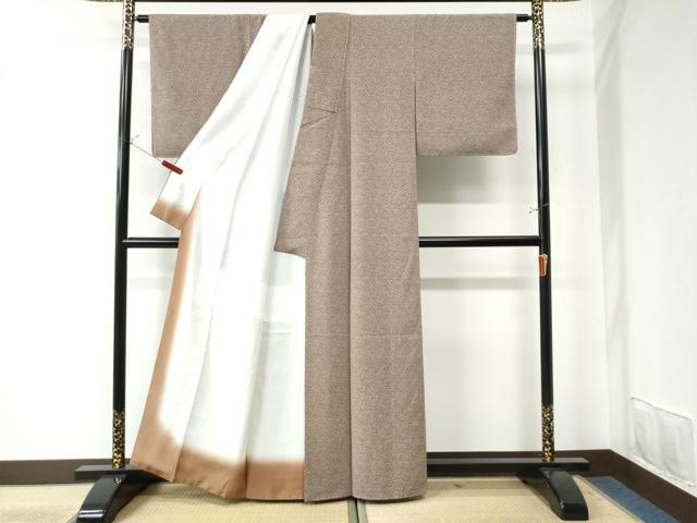 平和屋着物●江戸小紋　寄せ小紋柄　正絹　逸品　未使用　CAAU3187yc