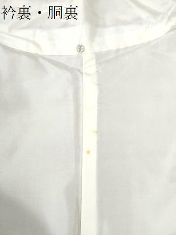 平和屋着物●本草木染作家　瑞寶　結城紬　色無地　長春色　正絹　逸品　未使用　CAAU3200yc
