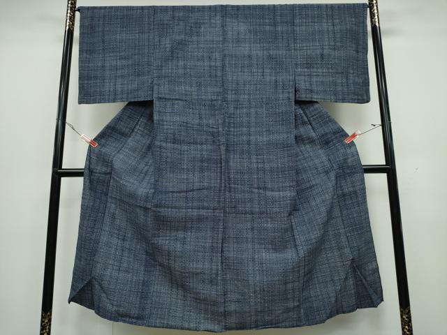 平和屋着物∴夏物 男性 浴衣 綿絽 格子柄 逸品 CAAU3555ng