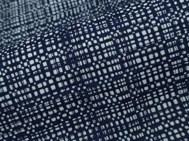 平和屋着物∴夏物 男性 浴衣 綿絽 格子柄 逸品 CAAU3555ng