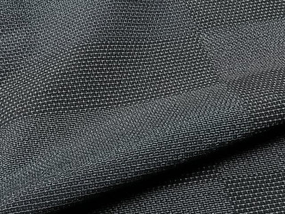 平和屋着物▽本塩沢 単衣 130亀甲 横段文 正絹 逸品 CAAU3789xi