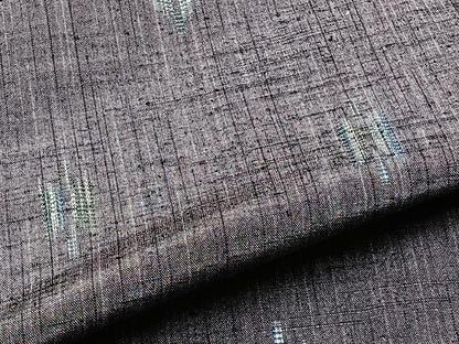 平和屋着物▽上質な紬 単衣 抽象文様 正絹 逸品 CAAU3794xi