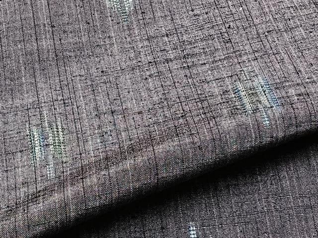 平和屋着物▽上質な紬 単衣 抽象文様 正絹 逸品 CAAU3794xi