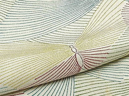 平和屋着物▽上質な小紋 単衣 舞蝶文 正絹 逸品 CAAU3795xi