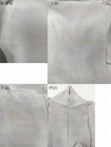 平和屋着物▽虹色創家 本郷大田子 小紋 単衣 霞文 正絹 逸品 CAAU3799xi