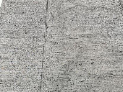 平和屋着物▽男性　紬　単衣　薄墨色　正絹　逸品　CAAU3800xi