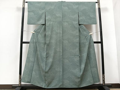 平和屋着物▽江戸小紋 単衣 寄せ小紋柄 正絹 逸品 CAAU3802xi