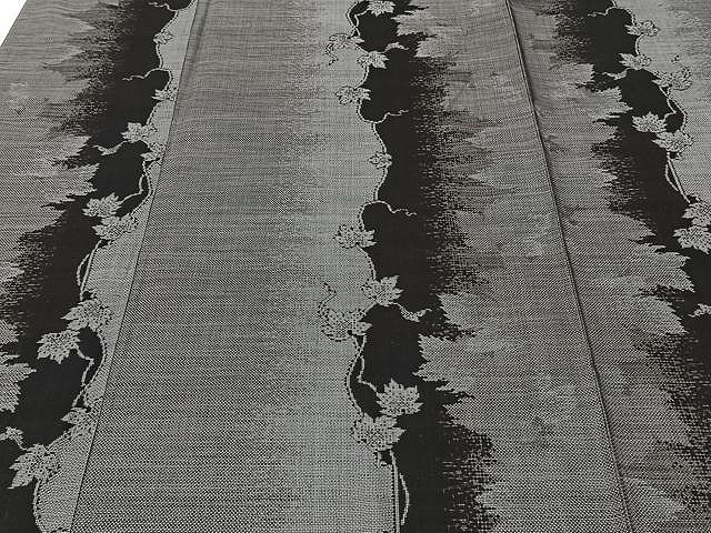 平和屋着物▽本場大島紬 単衣 ９マルキ 蔦の葉間道 正絹 逸品 CAAU3809xi