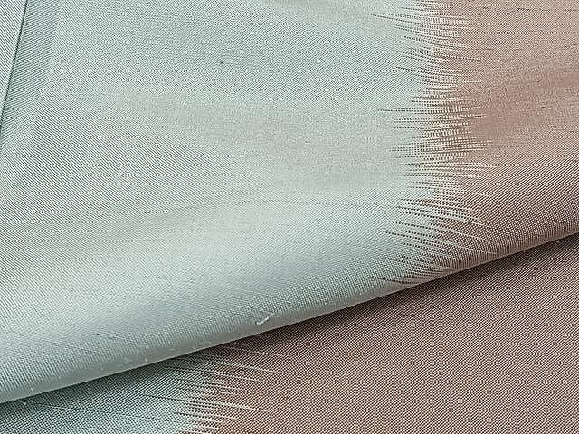 平和屋着物▽上質な紬 単衣 間道 正絹 逸品 CAAU3824xi