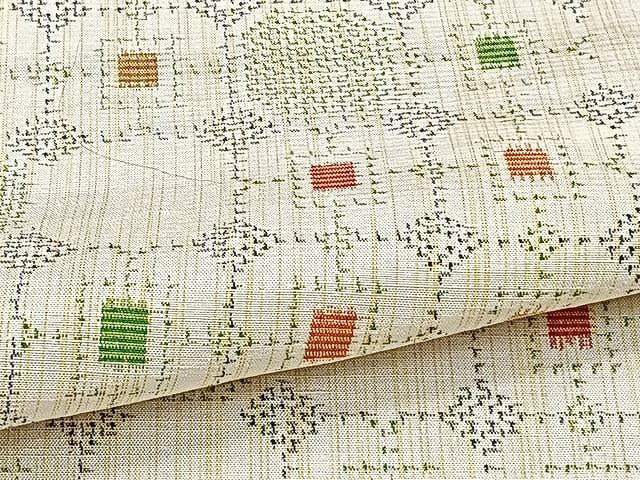 平和屋着物▽上質な紬 単衣 格子 正絹 逸品 CAAU3825xi