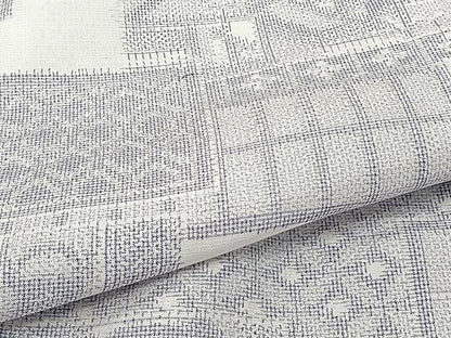 平和屋着物▽上質な紬 単衣 色紙吉祥文 正絹 逸品 CAAU3828xi
