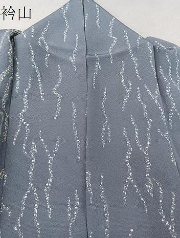 平和屋着物▽上質な小紋 単衣 霞文 正絹 逸品 CAAU3830xi