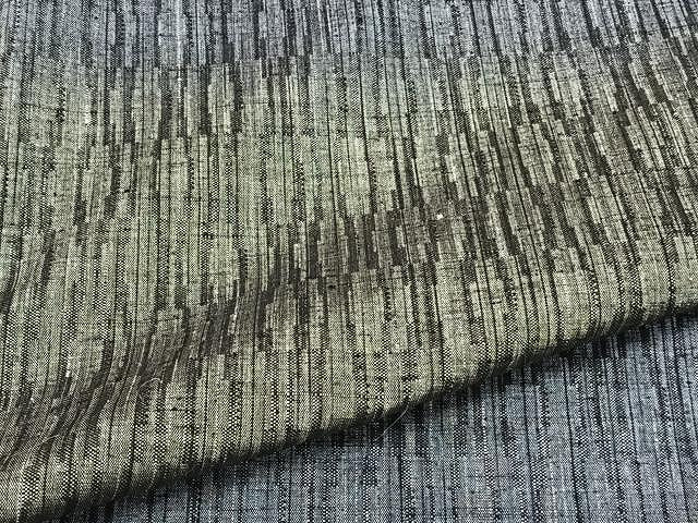 平和屋着物▽上質な紬 単衣 霞文 正絹 逸品 CAAU3841xi