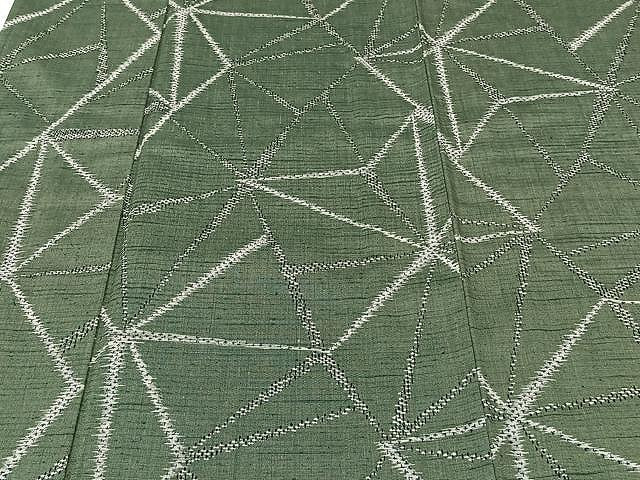 平和屋着物▽上質な紬 単衣 切嵌文 正絹 逸品 CAAU3848xi