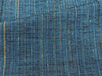 平和屋着物▽上質な紬 単衣 霞文 正絹 逸品 CAAU3853xi