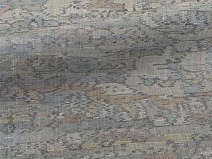平和屋着物▽上質な紬 単衣 風景文 正絹 逸品 CAAU3874xi