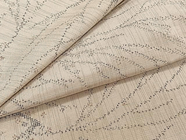 平和屋着物▽上質な紬 単衣 枝蕾 正絹 逸品 CAAU3876xi