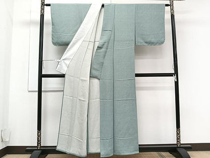 平和屋着物▽江戸小紋　単衣　鮫小紋柄　正絹　逸品　未使用　CAAU3888xi