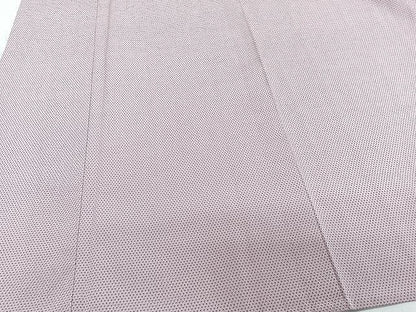 平和屋着物▽本塩沢　単衣　蚊絣　証紙付き　正絹　逸品　CAAU3898xi