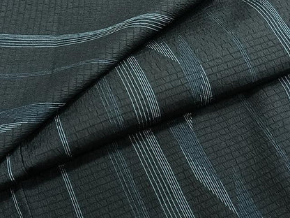 平和屋着物▽上質な紬 単衣 間道 正絹 逸品 CAAU3902xi