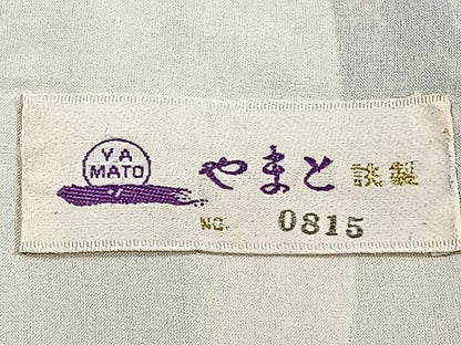 平和屋着物▽上質な小紋 単衣 樹林文 鬼しぼ縮緬 やまと誂製 正絹 逸品 CAAU3904xi