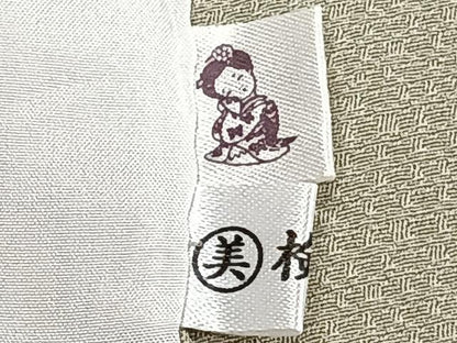 平和屋着物▽上質な色無地 単衣 浅黄色 正絹 逸品 CAAU3905xi