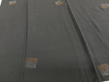 平和屋着物▽上質な小紋 単衣 源氏香 金銀糸 正絹 逸品 CAAU3906xi