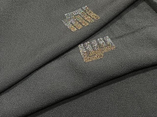 平和屋着物▽上質な小紋 単衣 源氏香 金銀糸 正絹 逸品 CAAU3906xi