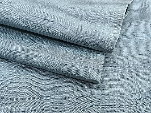 平和屋着物▽上質な紬 単衣 霞文 正絹 逸品 CAAU3913xi