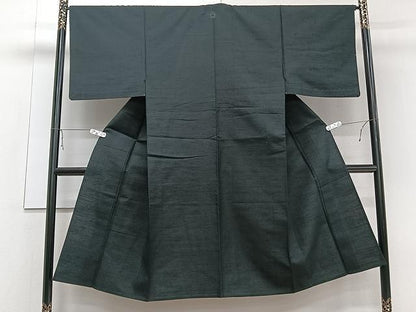 平和屋着物▽男性 紬 単衣 百入茶色 正絹 逸品 未使用 CAAU3915xi