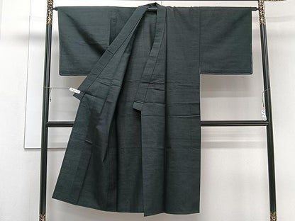 平和屋着物▽男性 紬 単衣 百入茶色 正絹 逸品 未使用 CAAU3915xi