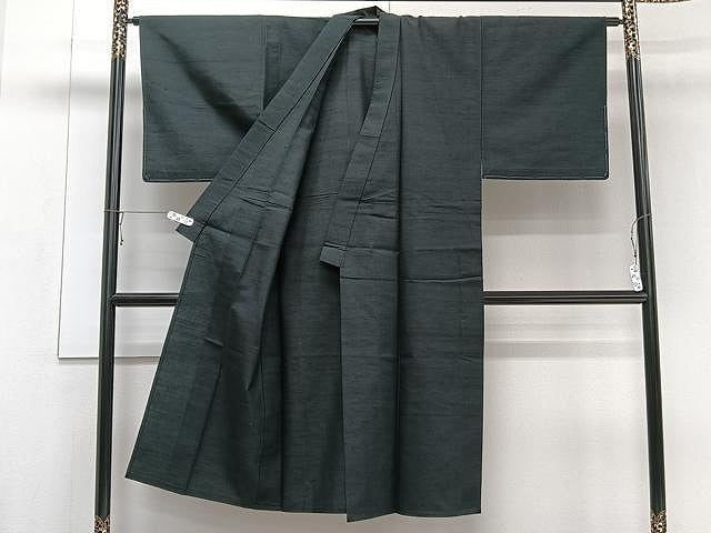 平和屋着物▽男性 紬 単衣 百入茶色 正絹 逸品 未使用 CAAU3915xi