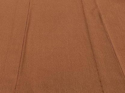 平和屋着物▽洗える最高級着物 ＜英＞はなぶさ謹製 色無地 単衣 土器色 CAAU3917xi
