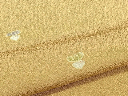 平和屋着物▽上質な小紋 単衣 かぶ 成り物 正絹 逸品 CAAU3926xi