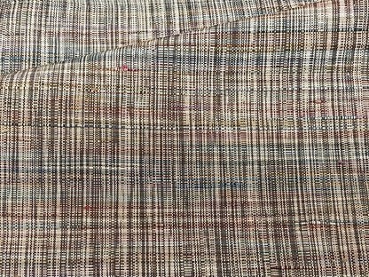 平和屋着物▽上質な紬　単衣　霞文　正絹　逸品　CAAU3932xi