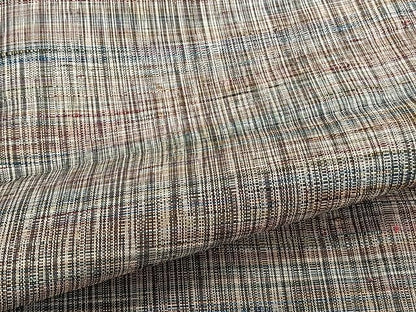 平和屋着物▽上質な紬　単衣　霞文　正絹　逸品　CAAU3932xi